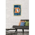 thumbnail image 5 of NFL Denver Broncos - Retro Logo 14 Wall Poster, 14.725" x 22.375", Framed, 5 of 6
