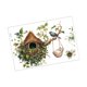 thumbnail image 5 of Pegatinas de pared: Rama de con pájaros, hojas pintadas, nido de pájaro, papel tapiz para habitación infantil., 5 of 9