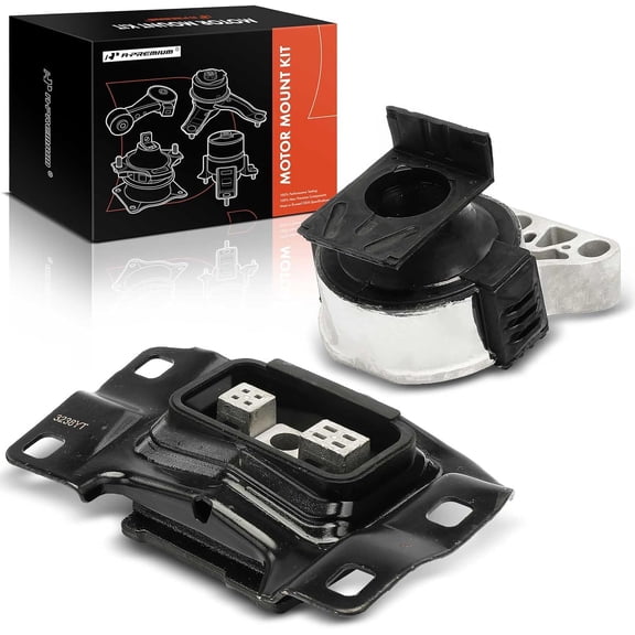 A-Premium Engine Motor Mount and Transmission Mount Kit Compatible with Ford Escape 2013-2019, Focus 2013-2018, Transit Connect 2014-2022 & Lincoln MKC 2015-2019, 2.0L 2.3L 2.5L, 2-PC Set