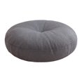 thumbnail image 1 of Cojín redondo de suelo lavable, cojín de meditación premium multiusos para exteriores. gris, 1 of 8