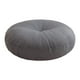 thumbnail image 1 of Cojín de meditación redondo, cojín de suelo decorativo con funda extraíble, cojín de asiento tipo tatami gris, 1 of 8
