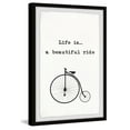thumbnail image 2 of Marmont Hill Life Is A Beautiful Ride Framed Wall Art, 30.00" x 1.50", 2 of 6