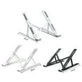 thumbnail image 5 of Heajfvd Aluminum Alloy Laptop Stand Height Adjustable Quick Heat Dissipation Anti-slip Foldable Portable Home Office Desktop Computer Riser Holder PC Accessories, 5 of 8