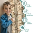 thumbnail image 3 of Blackout Kids Curtains,Multicam Camo Mixed Shapes Pattern Childrens Insulated Curtains Set Of 2,Bedroom Essentials,Toddler Room Decor 42"x54", 3 of 5