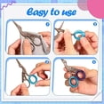 thumbnail image 3 of 16pcs Soft Silicone Scissors Finger Rings,shear Thumb Inserts Finger Protector For Barber Hair Cutting Scissors Pet Shears, 3 of 5