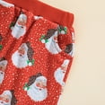 thumbnail image 6 of Bjutir Toddler Christmas Boys Winter Long Sleeve Santa Prints Tops Pants 2Pcs Outfits Clothes Set, 6 of 6