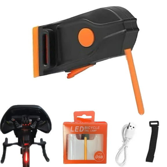Photondrop - LED Bike Tail Light, instawhim Photon Drop Bike Light, Lights for Bikes Riding at Night, LED Bike Tail Light Rechargeable USB Bicycle Rear Cycling for Any Type of Seatpost