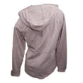 thumbnail image 3 of Victoria's Secret Pink High Low Stretch Hoodie Full Zip Marl Purple Size Medium NWT, 3 of 3
