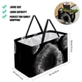 thumbnail image 2 of Print Large Capacity Reusable Foldable Laundry Basket Storage Box Shopping Bag Oxford Cloth Organizer, 2 of 7