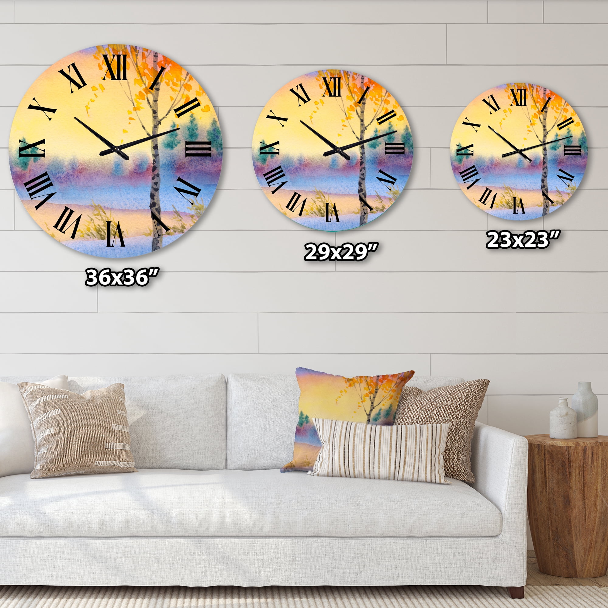 Designart 1 in Traditional Wall Clock