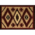 thumbnail image 1 of Ahgly Company Indoor Rectangle Abstract Brown Modern Area Rugs, 4' x 6', 1 of 4