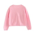 thumbnail image 6 of MEZZALL Girls Sweaters Long Sleeve Soft Knit Cardigan With Floral Beaded Design Comfortable Open Front Coats For Toddler Baby Stylish Cartoon Clothing, 6 of 7