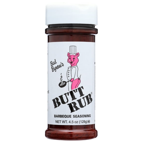 Pack of 6, Bad Byrons Butt Rub Barbeque Seasoning, 4.5 oz