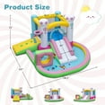 thumbnail image 3 of Costway Inflatable Bounce House with Slide Jumping Area Obstacle Ball Pit with 480W Blower, 3 of 9
