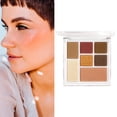 thumbnail image 3 of HILABEE Eyeshadow Makeup Plate Sparkly Retro Highlight High Gloss Red Brown, 3 of 6