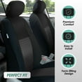 thumbnail image 2 of FH Group Trendy Elegance 3D Air Mesh Seat Covers Fit For Car Truck SUV Van - Front Seats, 2 of 5