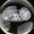 thumbnail image 4 of Esfera de bola de cristal transparente de 80mm Baoblaze Decoración artesanal para el hogar, 4 of 8