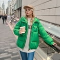 thumbnail image 3 of Chaqueta de algodón con múltiples bolsillos, chaqueta holgada de algodón para mujer, chaqueta de algodón con capucha de estilo corto de invierno, chaqueta de algodón de talla grande, 3 of 6