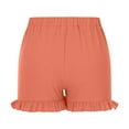 thumbnail image 5 of QLEICOM Womens Athletic Shorts, Plus Size Shorts, Fashion Solid Casual Wide Leg Loose High Waist Shorts Pants Yoga Shorts, Running Shorts, Comfy Beach Shorts, Cycling Shorts Multicolor XL, 5 of 6