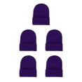 thumbnail image 3 of Minnieouse Gorros Beanie Gorros de punto Unisex Ajustable Otoño Invierno Skullcap A prueba de viento Ciclismo Esquí para deportes al aire libre Púrpura Type2 NO2 Minnieouse CBP263206, 3 of 4
