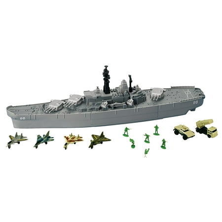 Giant USS Battleship, Durable plastic By Motormax