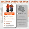thumbnail image 4 of SNOW DEER Winter Heated Gloves for Work - Durability Gloves with Grip, Impact-Resistant Rubber Back Insulated Work Gloves, 4 of 7