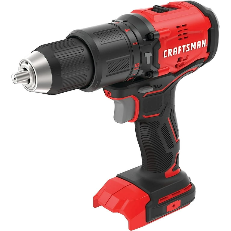 CRAFTSMAN 20V Cordless Hammer Drill Brushless Variable Speed Tool Only CMCD731B New Walmart