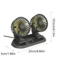 Holiday Gift Finder 2024 Clearance New Car Fan Rear Seat Fan Telescopic