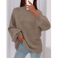 thumbnail image 3 of Suéter PRETTYGARDEN 2025 Otoño Tejido Grueso Cuello Alto S, 3 of 5