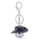 thumbnail image 2 of Pink Cowgirl Cowboy Hat Car Charm Rear View Mirror Hanging-disco Ball-bling Keychain, 2 of 4