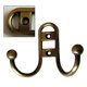 thumbnail image 2 of Pack of 4 Stylish Black Coat Hooks Rustic Design for Coats Scarves Bags, 2 of 5