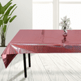 thumbnail image 3 of 2Pack Foil Tablecloth 1m*2.7m Shiny Plastic Party Tablecovers for Party Table Decoration -Rose gold, 3 of 5