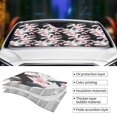 thumbnail image 5 of Bingfone Orchids Flowers Car Windshield Sun Shade Protector Keep Your Vehicle Cool Sun Shield Visor Cover Foldable for Car Truck SUV-Small, 5 of 8