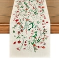 thumbnail image 1 of Camino de mesa Artoid Mode con hojas florales, 33 x 274 cm, 1 of 7