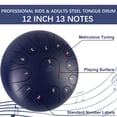 thumbnail image 7 of EASTROCK 12-Inch Steel Tongue Drum - 13-Note C Key Handpan with Bag, Mallets & Songbook for Meditation & Yoga,Music Beginners,Adults (Lavender), 7 of 7