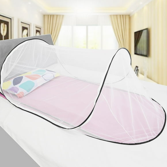 Mesh Mosquito Tent Single Bed Foldable Portable Travel Net Easy Installation Foldable Travel Tent Travel Net for Bedroom Outdoor Camping 80 X 200 X 56cm
