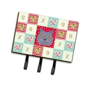 Carolines Treasures CK5095TH68 British Shorthair Cat Love Leash or Key Holder, Red, Triple, multicolor