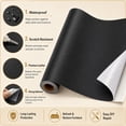thumbnail image 3 of 24" x 54" Self-Adhesive Leather Repair Patch Roll, Peel & Stick Vinyl Repair Tape for Sofa, Couch, Car Seats & Furniture (Black), 3 of 6