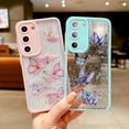 thumbnail image 3 of case for Samsung Galaxy S23 Case, Samsung S23 Cases Cute for Women Galaxy S23 Glitter Case with Butterfly Soft TPU Clear Sparkle Shockproof Lens Protection S23 Phone Cover for Girls 6.1” (Pink), 3 of 10
