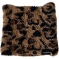 thumbnail image 3 of Gorro de invierno de piel sintética para mujer con orejas de gato, cálido y esponjoso, con estampado de leopardo., 3 of 5