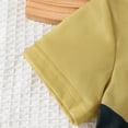 thumbnail image 5 of Gibobby Toddler Boys Toddler Boy Summer Outfits Short Sleeve Button UP T Shirt Tops Casual Shorts Sets Baby 2T 3T 4T 5T Clothes Toddler Boy Summer Outfits 2PC(18-24 Months,Black), 5 of 9