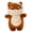 Shiba Inu, variant on Brown Plush Toy, Soft Cute Cuddly Stuffed Animal, Squishy Squeezable Desk Companion Cute Plushie Gift, 17.72 Inches