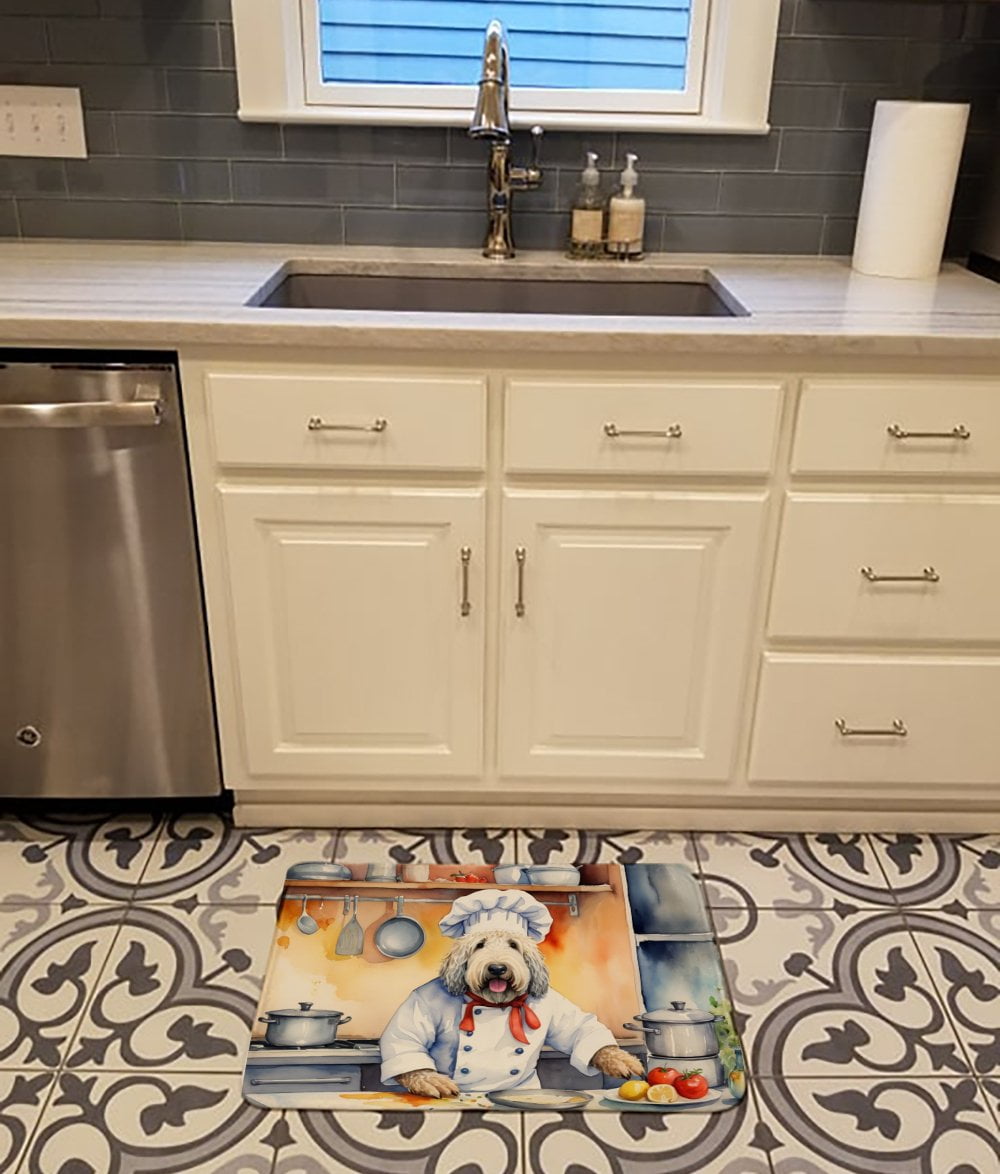 Yorkie Yorkshire Terrier The Chef Memory Foam Kitchen Mat