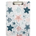thumbnail image 2 of GZHJMY Starfish Clipboards Acrylic A4 Letter Size Clipboards with Metal Clip for Nurses, Students, Teachers, Classroom, Office, 2 of 7