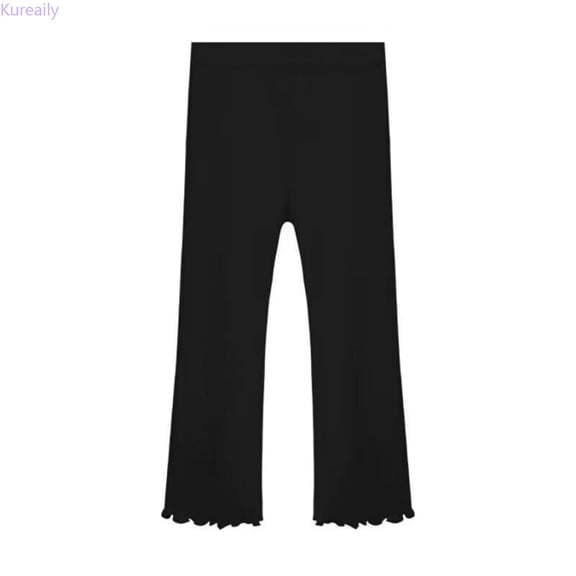 Kureaily Children's Bottom Pants Summer Thin Ice Silk Pants Style Little Girl Casual Pants Versatile Western Style Pants 18-24 Months