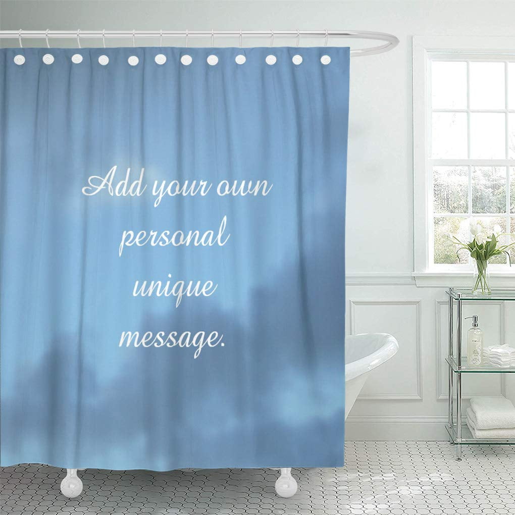Shower Curtain 60x72 Inch, Create Own Shower Curtain