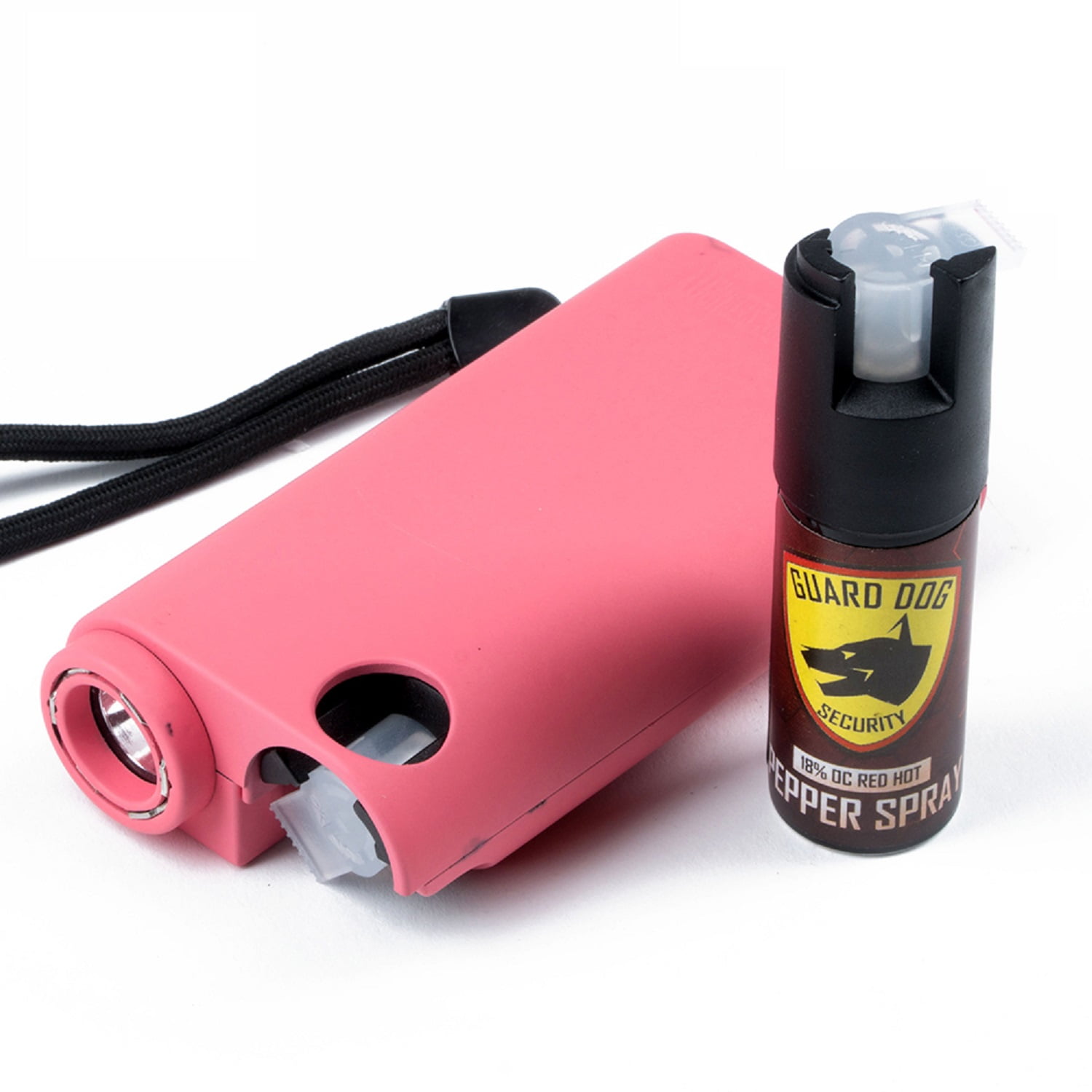Guard Dog AllInOne Stun Gun/Flashlight/Pepper Spray Pink