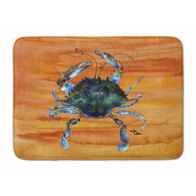 Carolines Treasures 8143-RUG Crab Machine Washable Memory Foam Mat