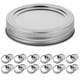 thumbnail image 1 of Juego de 12 tapas de boca ancha para conservas con anillos, tapas herméticas para tarros Mason, 1 of 8