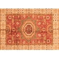 thumbnail image 1 of Ahgly Company Indoor Rectangle Abstract Orange Modern Area Rugs, 2' x 5', 1 of 4